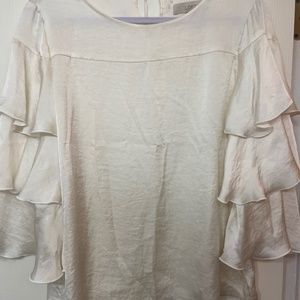Loft White Blouse - Medium